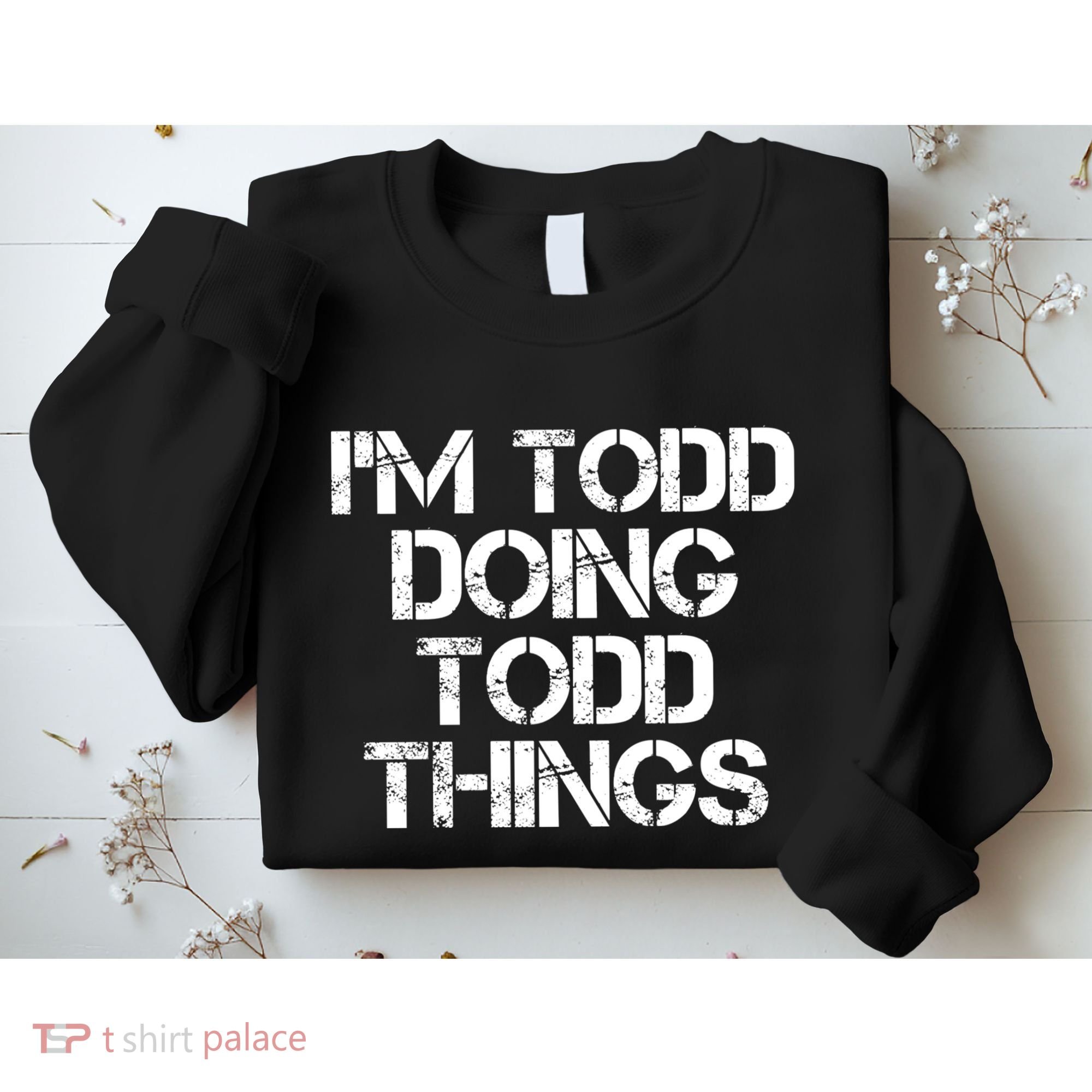 I'm Todd Doing Todd Things Funny Todd Gift Idea Sweatshirt