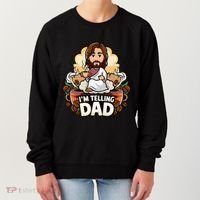 IM Telling Dad Jesus Women's Sweatshirt thumb 0