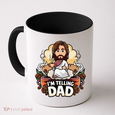 IM Telling Dad Jesus Coffee Mug
