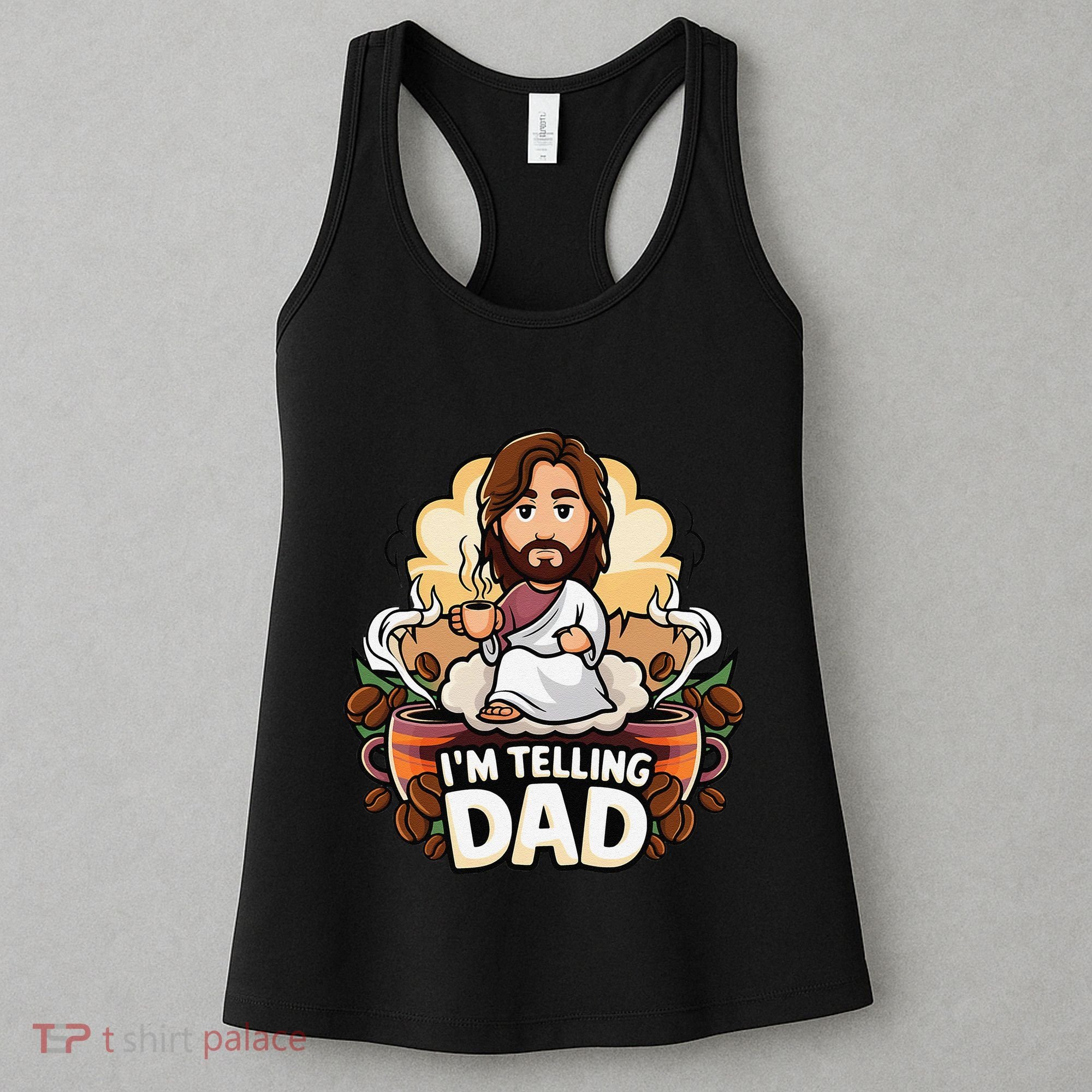 IM Telling Dad Jesus Women's Tank Top