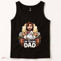 IM Telling Dad Jesus Tank Top thumb 2