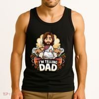 IM Telling Dad Jesus Tank Top thumb 3