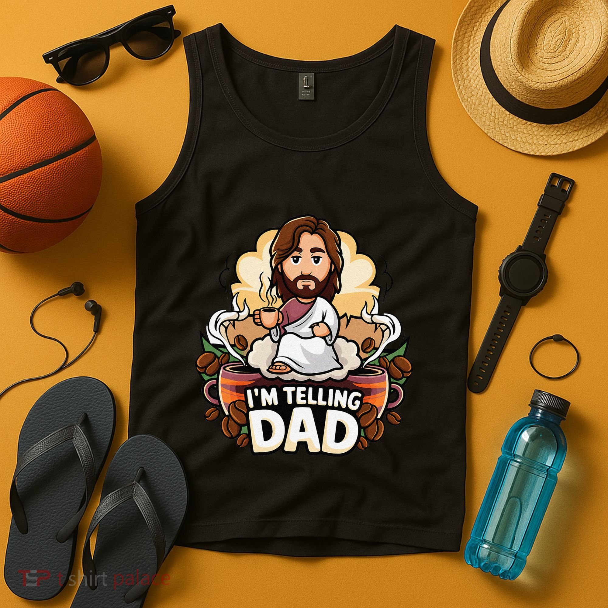 IM Telling Dad Jesus Tank Top