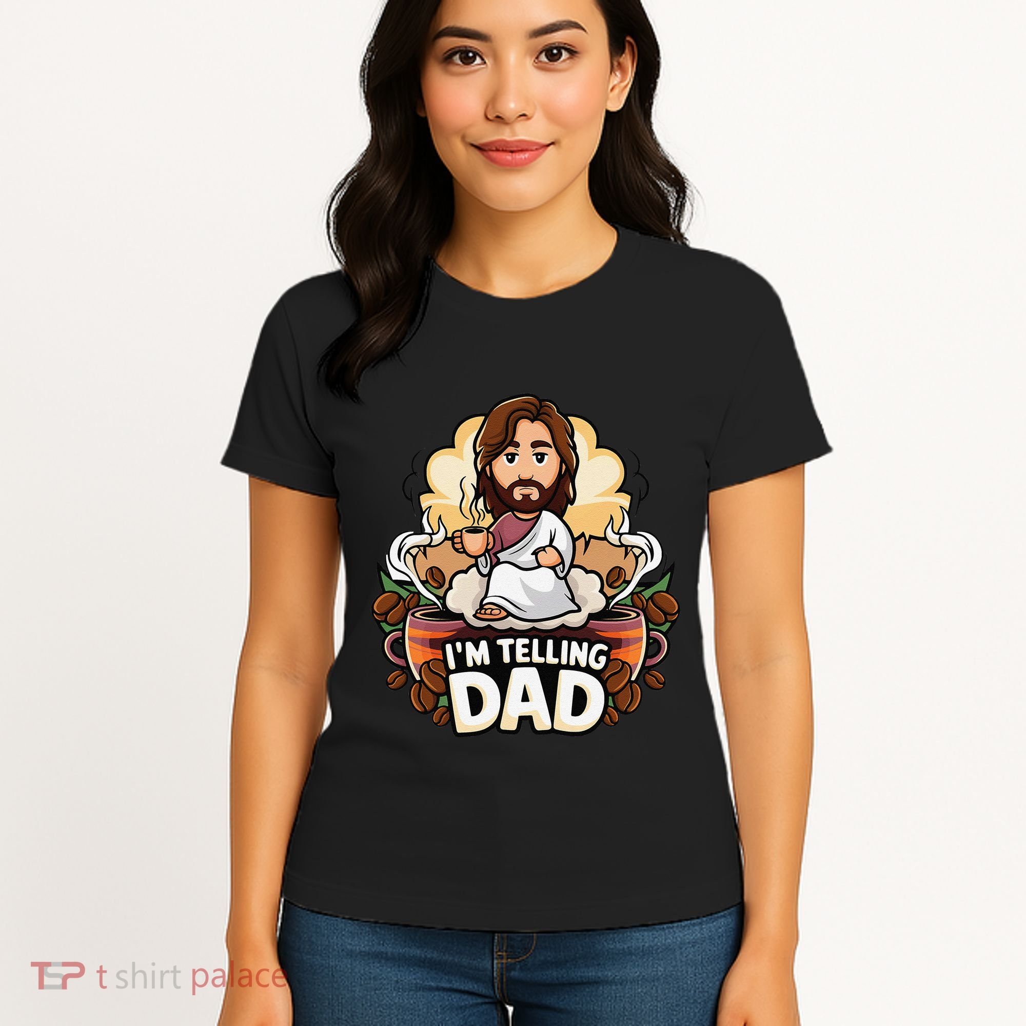 IM Telling Dad Jesus Women's T-Shirt