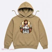 IM Telling Dad Jesus Hoodie thumb 0