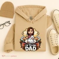 IM Telling Dad Jesus Hoodie thumb 4