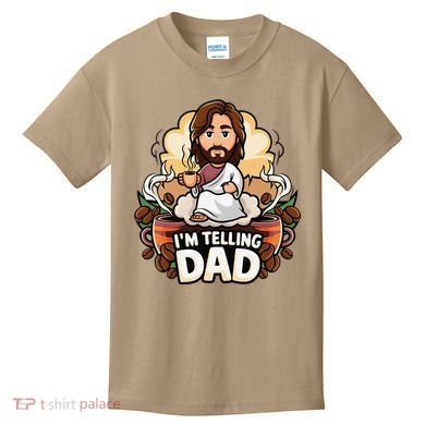 IM Telling Dad Jesus Kids T-Shirt