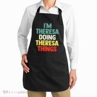 Im Theresa Doing Theresa Things Personalized Name Apron thumb 2