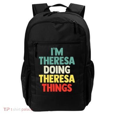 Im Theresa Doing Theresa Things Personalized Name Backpack