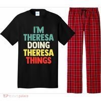 Im Theresa Doing Theresa Things Personalized Name Pajama Set thumb 0