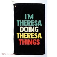 Im Theresa Doing Theresa Things Personalized Name Golf Towel thumb 0