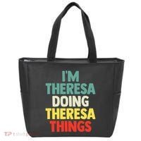 Im Theresa Doing Theresa Things Personalized Name Tote Bag thumb 0