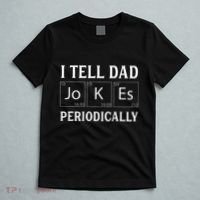 I Tell Dad Jokes Periodically Funny Fathers Day T-Shirt thumb 5