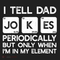 I Tell Dad Jokes Periodically but Only when I'm My Element Beanie thumb 2