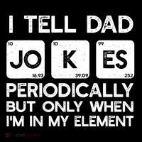 I Tell Dad Jokes Periodically but Only when I'm My Element Women's Hoodie thumb 2