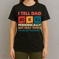 I Tell Dad Jockes Father's Day T-Shirt thumb 4