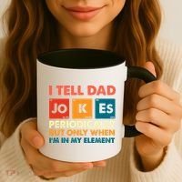 I Tell Dad Jockes Father's Day Coffee Mug thumb 3