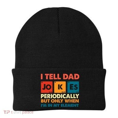 I Tell Dad Jockes Father's Day Beanie