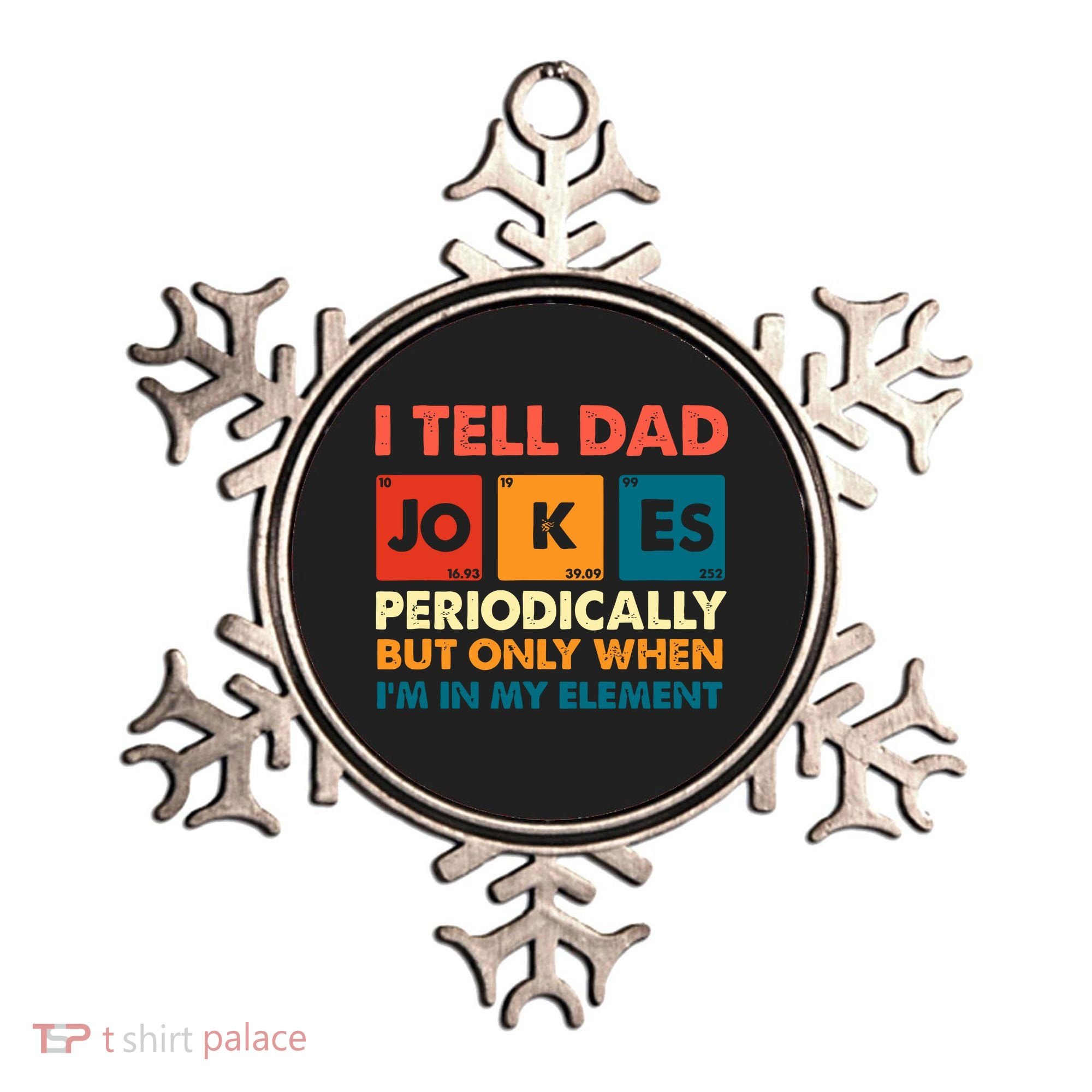 I Tell Dad Jockes Father's Day Ornament