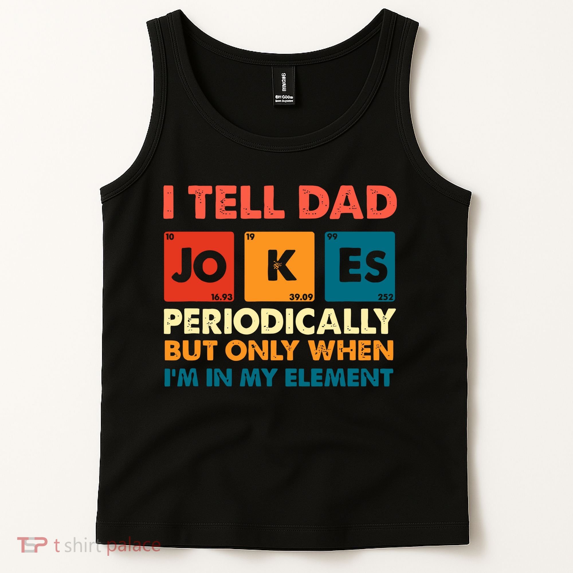 I Tell Dad Jockes Father's Day Tank Top