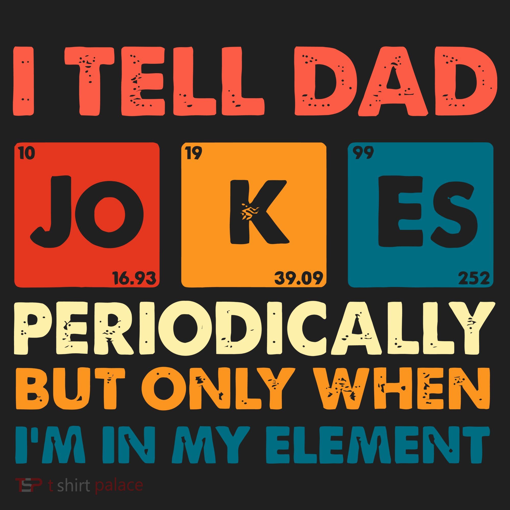 I Tell Dad Jockes Father's Day Golf Towel