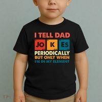 I Tell Dad Jockes Father's Day Toddler T-Shirt thumb 2