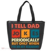 I Tell Dad Jockes Father's Day Tote Bag thumb 0