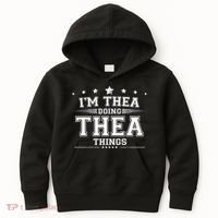 Im Thea Doing Thea Things Kids Hoodie thumb 0