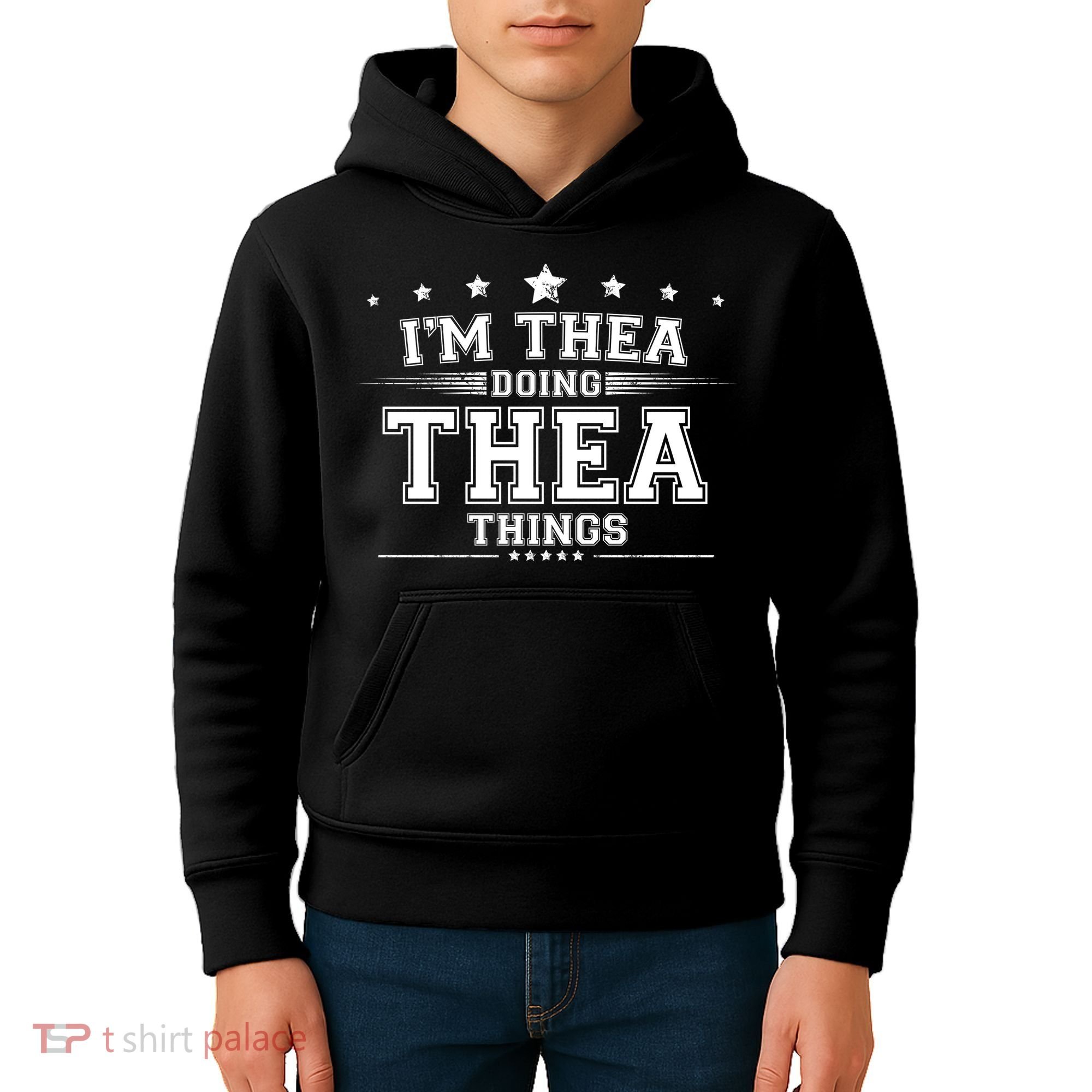 Im Thea Doing Thea Things Kids Hoodie