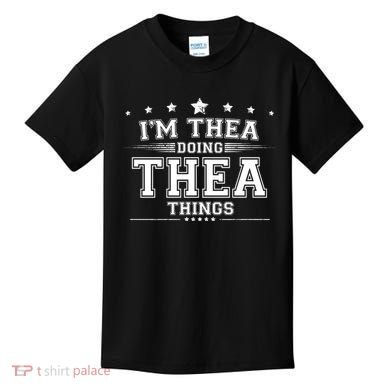 Im Thea Doing Thea Things Kids T-Shirt