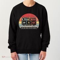 I Tell Dad Jokes Periodically Retro Style Women's Sweatshirt thumb 0