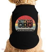 I Tell Dad Jokes Periodically Retro Style Doggie Tank thumb 0