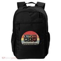 I Tell Dad Jokes Periodically Retro Style Backpack thumb 0