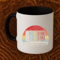 I Tell Dad Jokes Periodically Retro Style Coffee Mug thumb 2