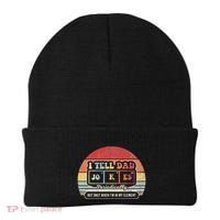 I Tell Dad Jokes Periodically Retro Style Beanie thumb 0