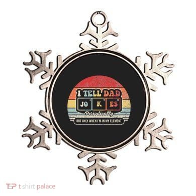 I Tell Dad Jokes Periodically Retro Style Ornament