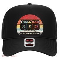 I Tell Dad Jokes Periodically Retro Style Hat thumb 0