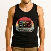 I Tell Dad Jokes Periodically Retro Style Tank Top thumb 3