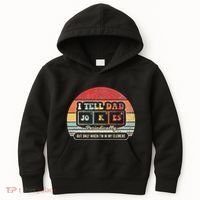I Tell Dad Jokes Periodically Retro Style Kids Hoodie thumb 0