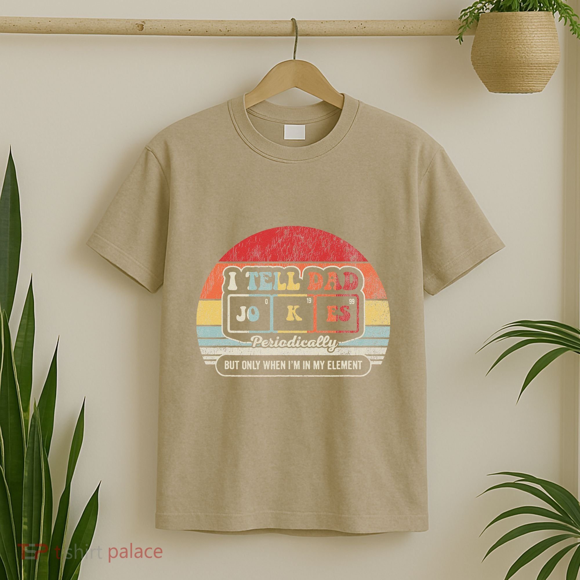 I Tell Dad Jokes Periodically Retro Style T-Shirt