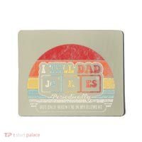 I Tell Dad Jokes Periodically Retro Style Mousepad thumb 0