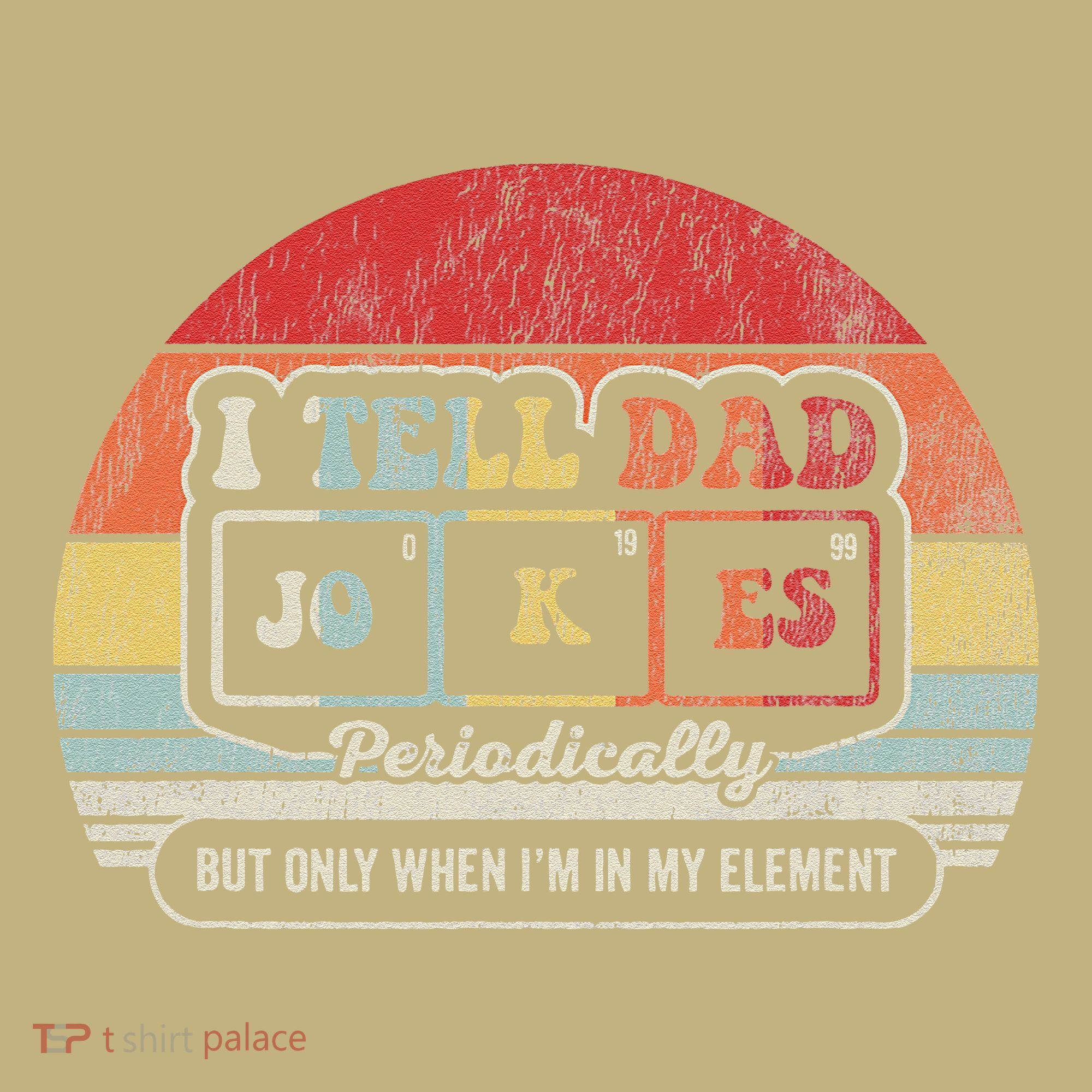 I Tell Dad Jokes Periodically Retro Style Mousepad