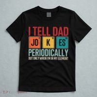 I Tell Dad Jokes Periodically Funny FatherS Day Dad Gift T-Shirt thumb 5