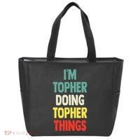 IM Topher Doing Topher Things Fun Personalized Name Topher Tote Bag thumb 0