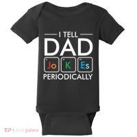 I Tell Dad Jokes Periodically Baby Bodysuit thumb 0