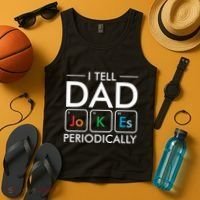 I Tell Dad Jokes Periodically Tank Top thumb 4