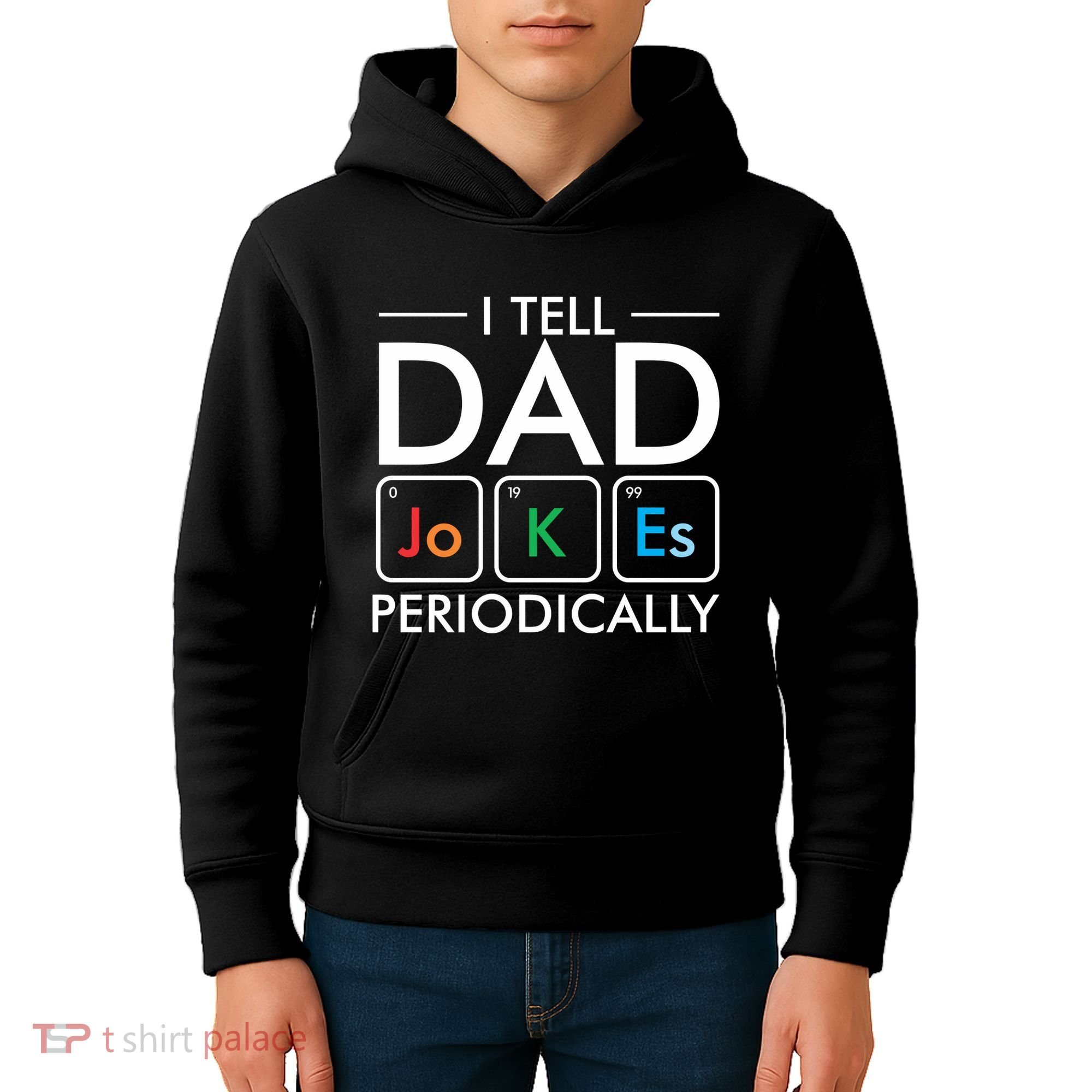 I Tell Dad Jokes Periodically Kids Hoodie