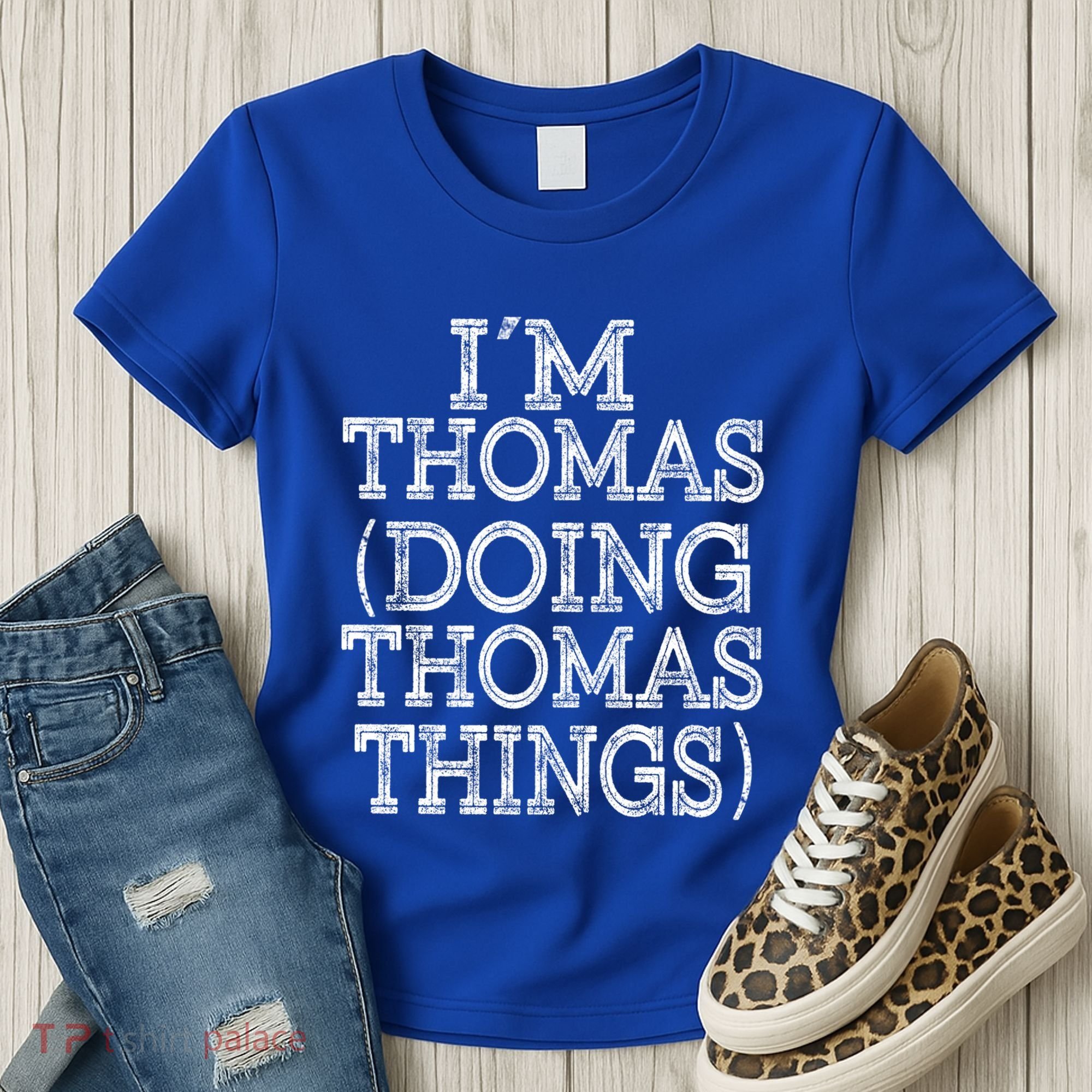 I'm Thomas Doing Thomas Things Family Reunion First Name Gift Women's T-Shirt