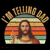 Im Telling Dad Funny Religious Christian Jesus Coffee Mug thumb 5