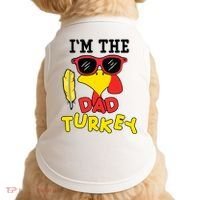 Im The Dad Turkey Funny Thanksgiving Doggie Tank thumb 0
